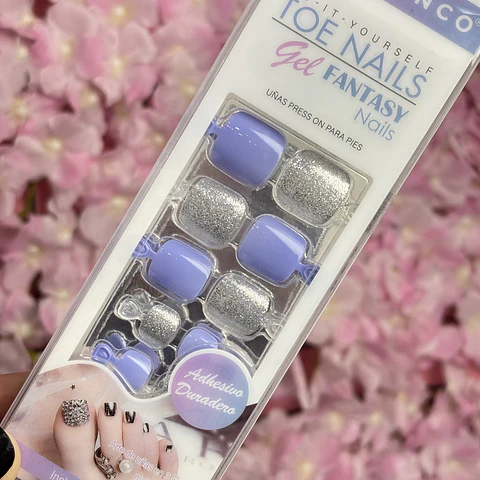 uñas para pies press on (8900-04)