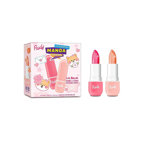 Manga Collection Lip Balm Duo Watermelon / Peach