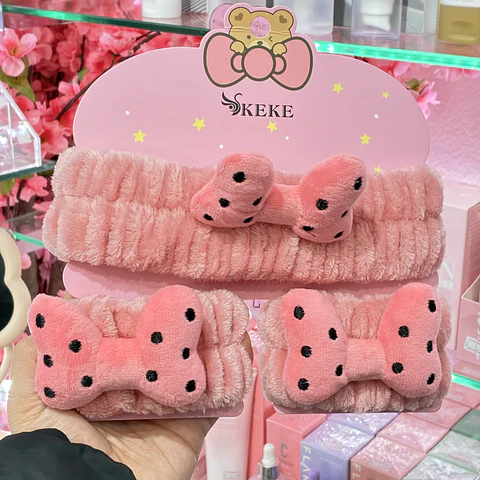 cintillo de spa + muñequera 