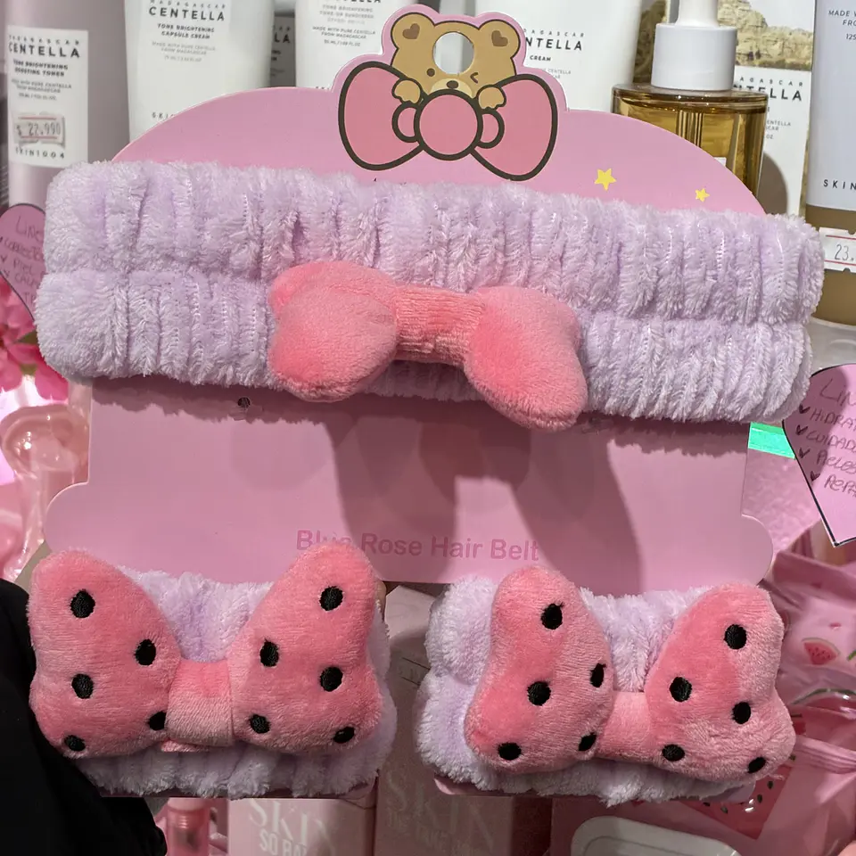 cintillo de spa + muñequera  5