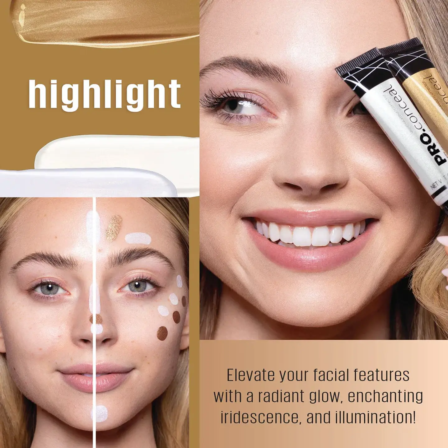 iluminador crema 