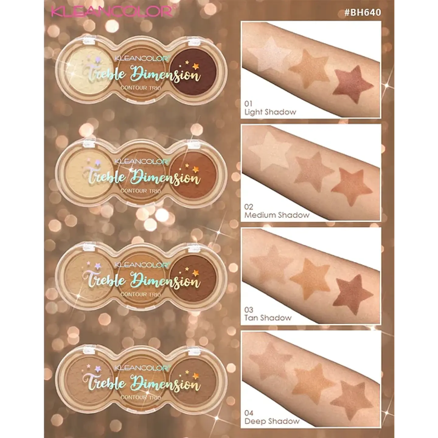 Trio De Contorno Bronzer En Polvo 1