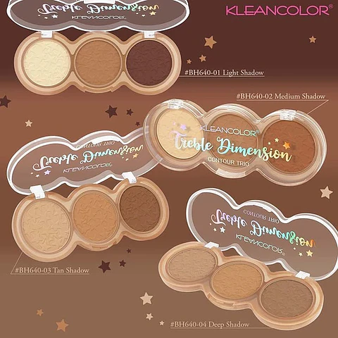 Trio De Contorno Bronzer En Polvo