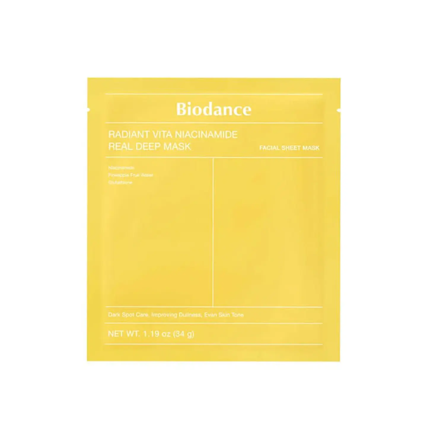 Radiant Vita Niacinamide Real Deep Mask 1