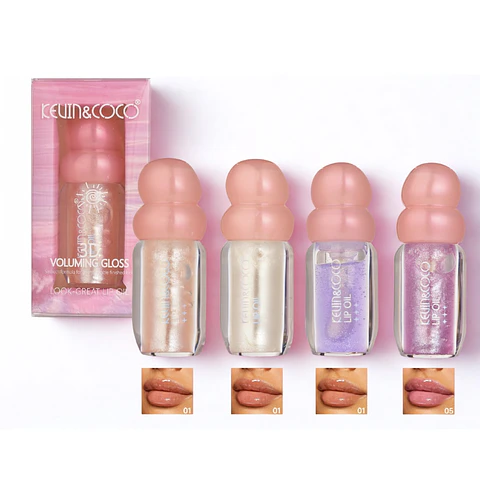 Lip gloss "destellos 3D"