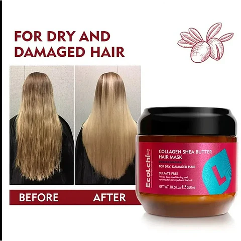 COLLAGEN SHEA BUTTER HAIR MASK  550ML