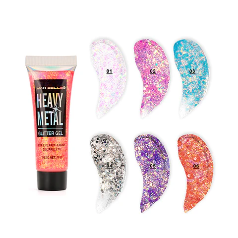 "heavy metal" glitter en gel