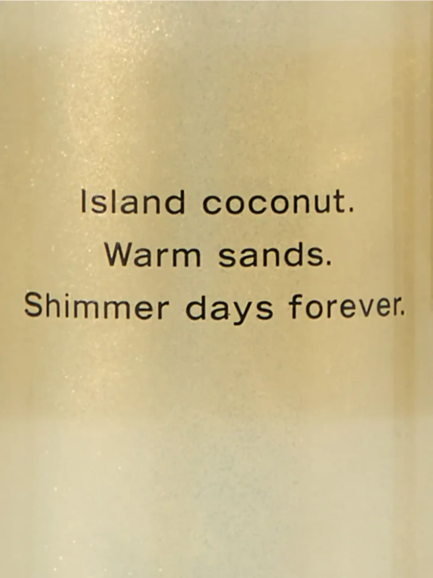 Mist Corporal con Brillos Coconut Passion 2