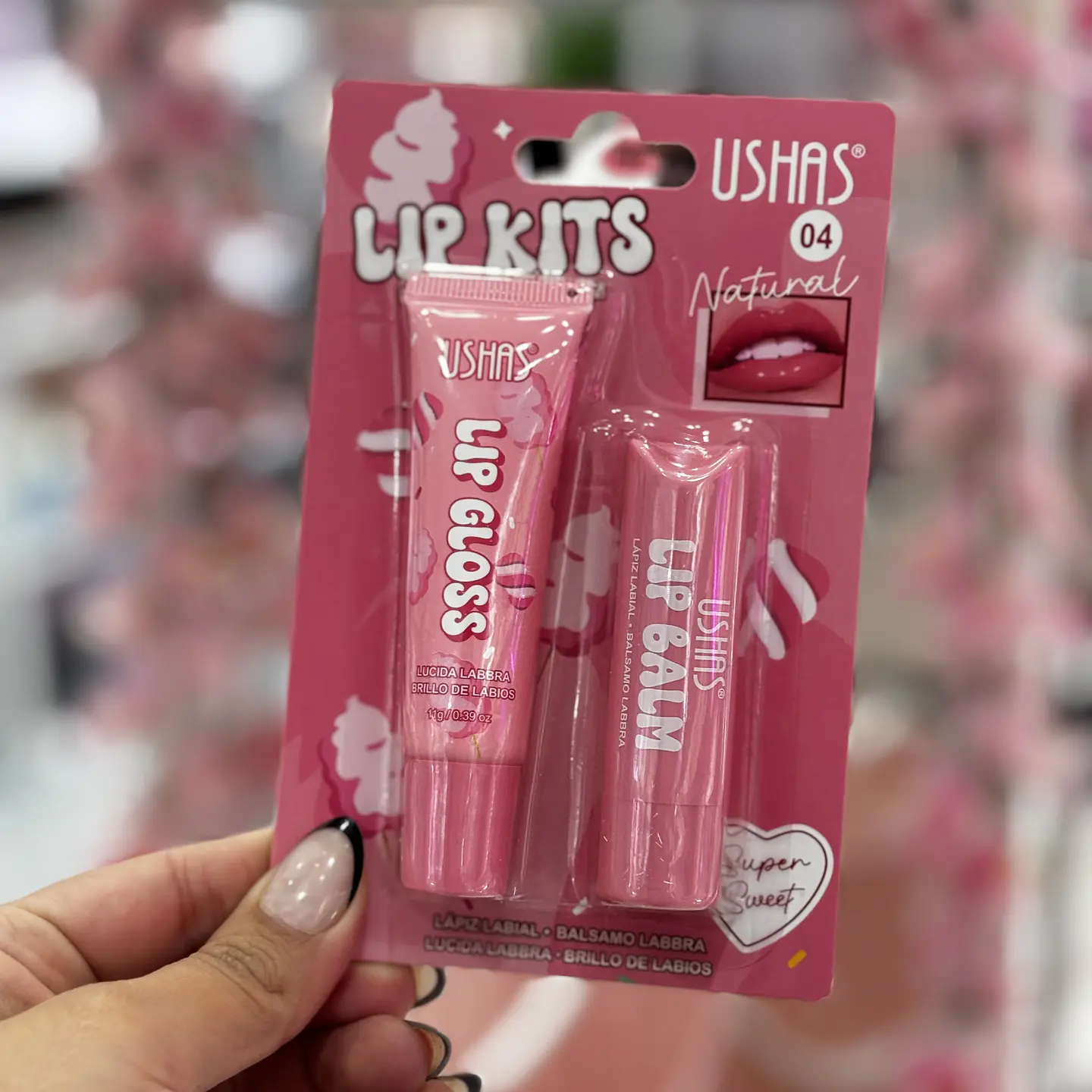 “lip kit” lip gloss + bálsamo 3