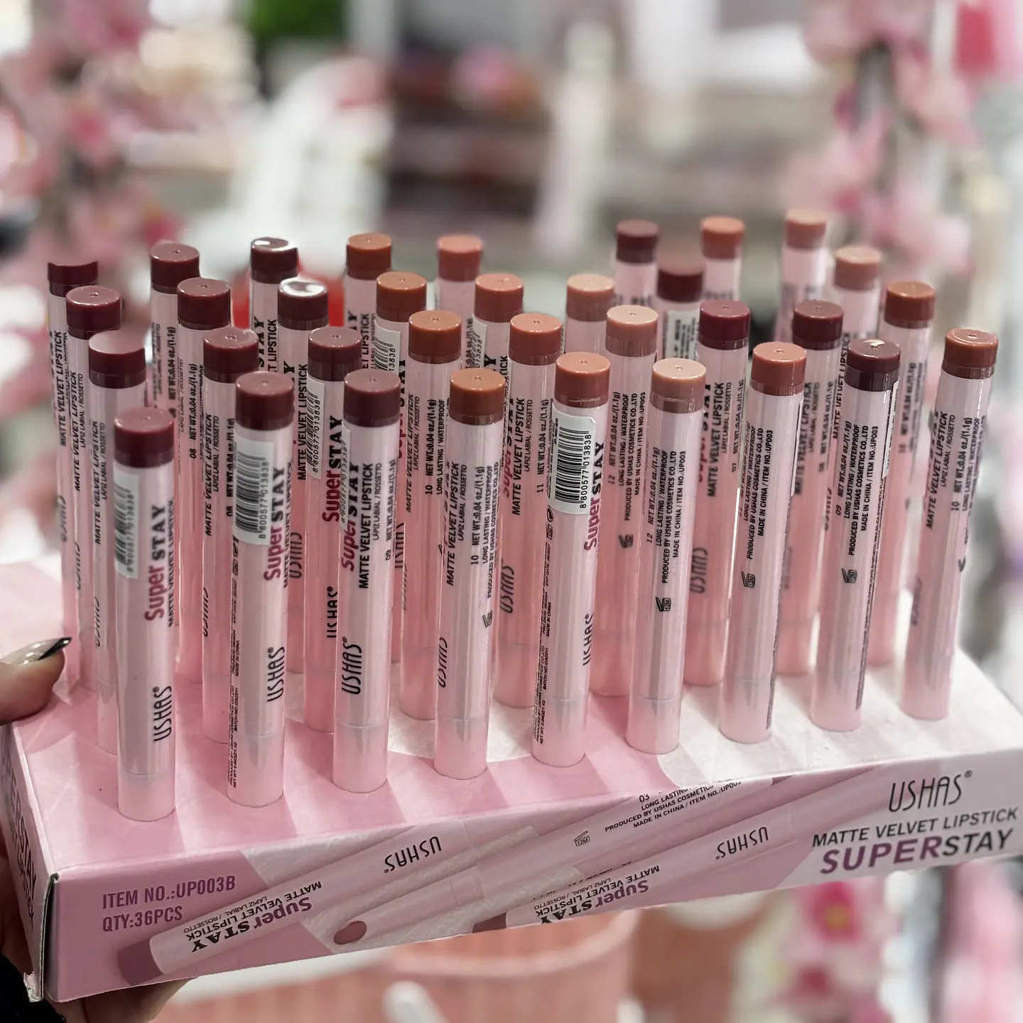 “Super stay” matte velvet lipstick 1