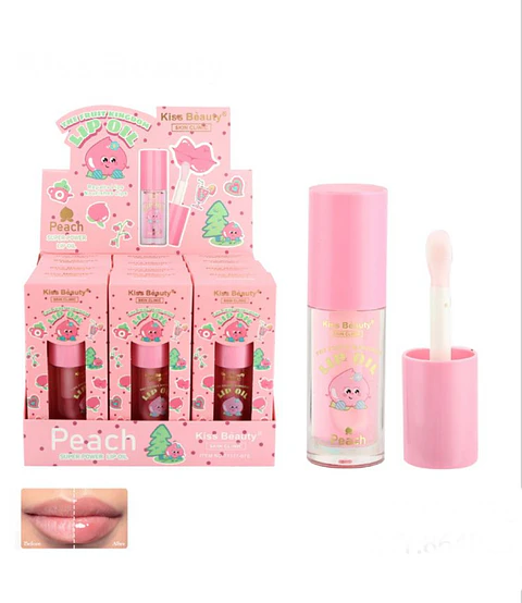 lip oil peach