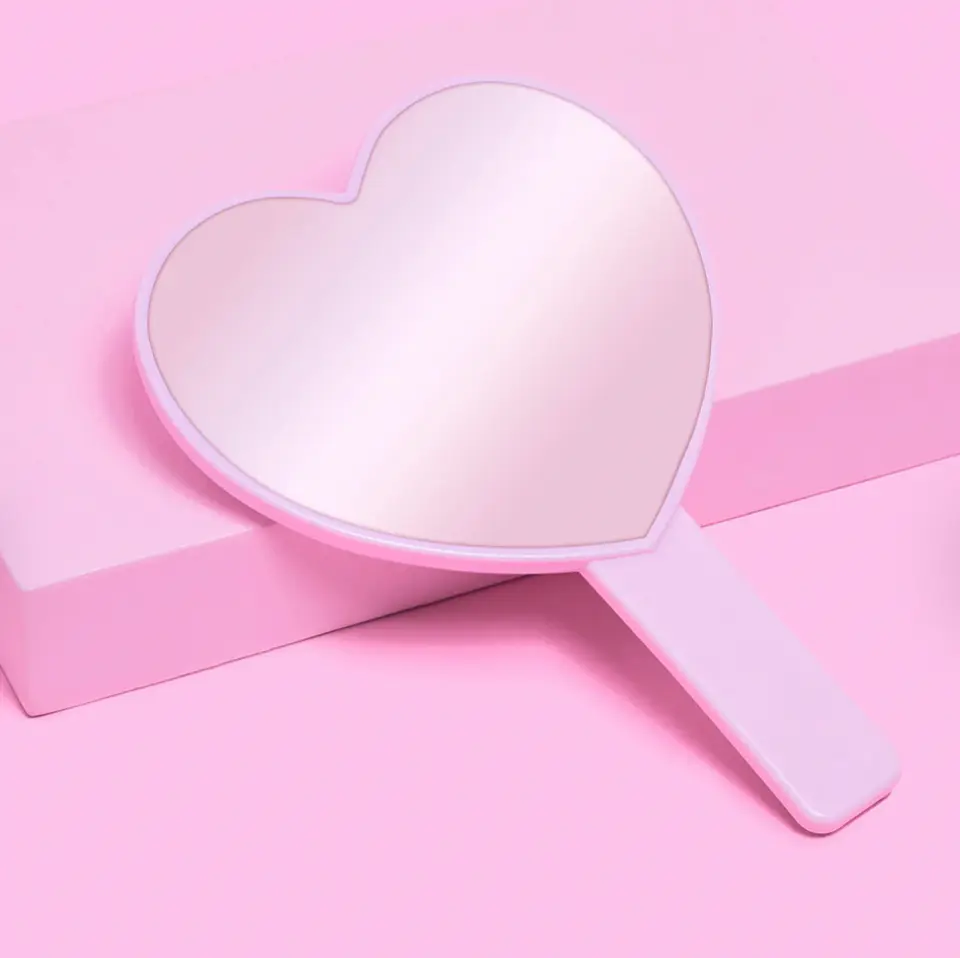 Handheld Mirror Espejo Corazon Slay Queen 2