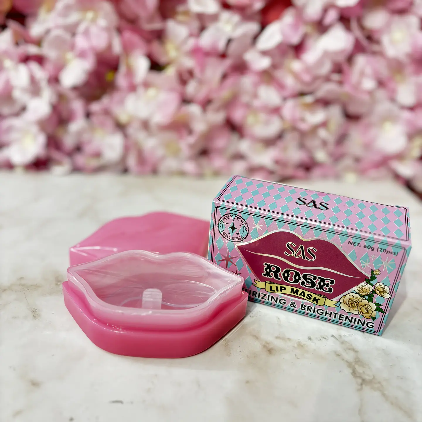 mascarilla de labios Rose hidrogel 3