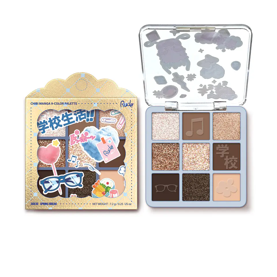 Chibi Manga 9 Color Eyeshadow Palette 2