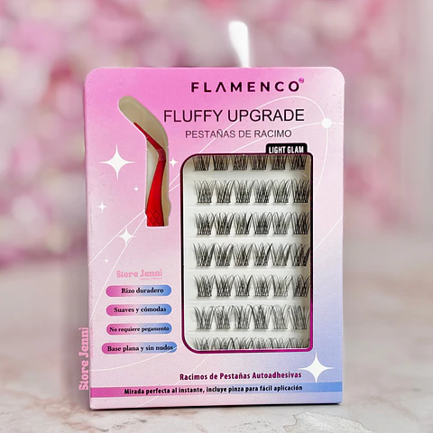 pestañas de racimo "fluffy upgrade"