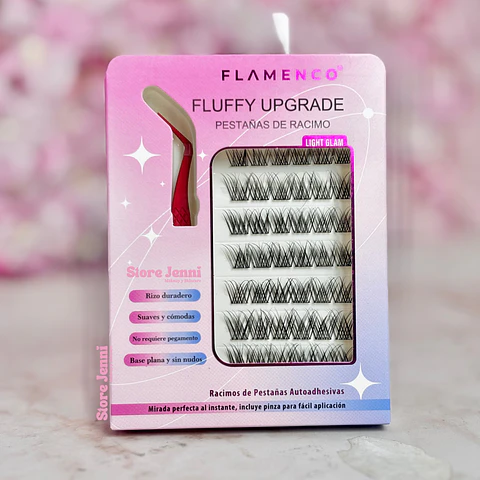 pestañas de racimo "fluffy upgrade"