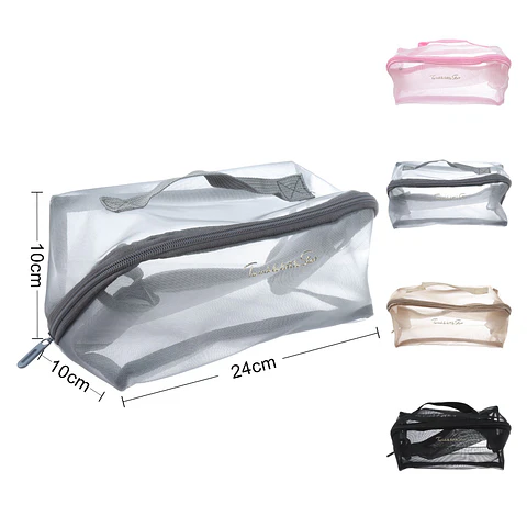 cosmetiquero transparente