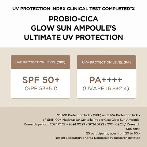  protecto solar Probio-Cica Glow Sun Ampoule 50ml