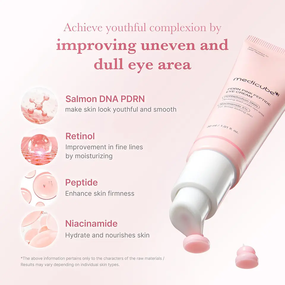 PDRN Pink Peptide Eye Serum – Contorno de Ojos 30 ml 5