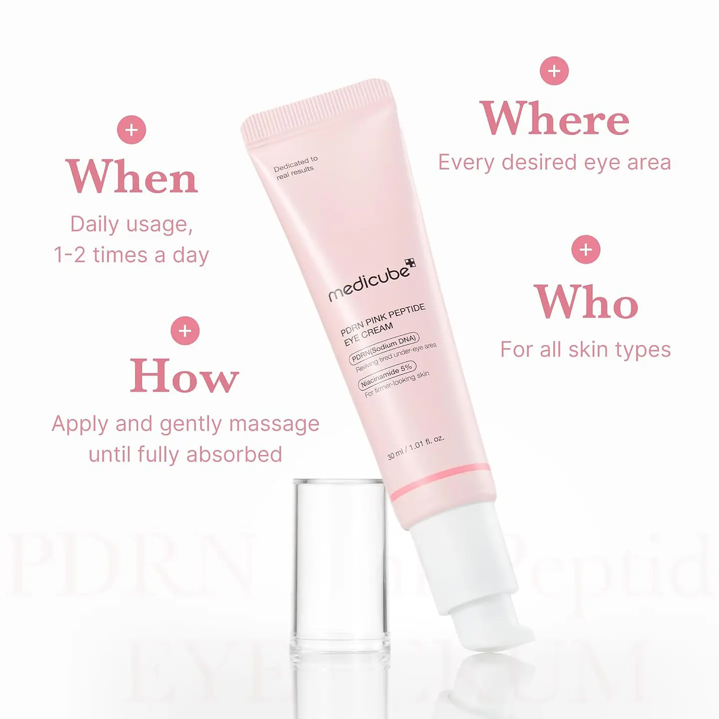 PDRN Pink Peptide Eye Serum – Contorno de Ojos 30 ml 7