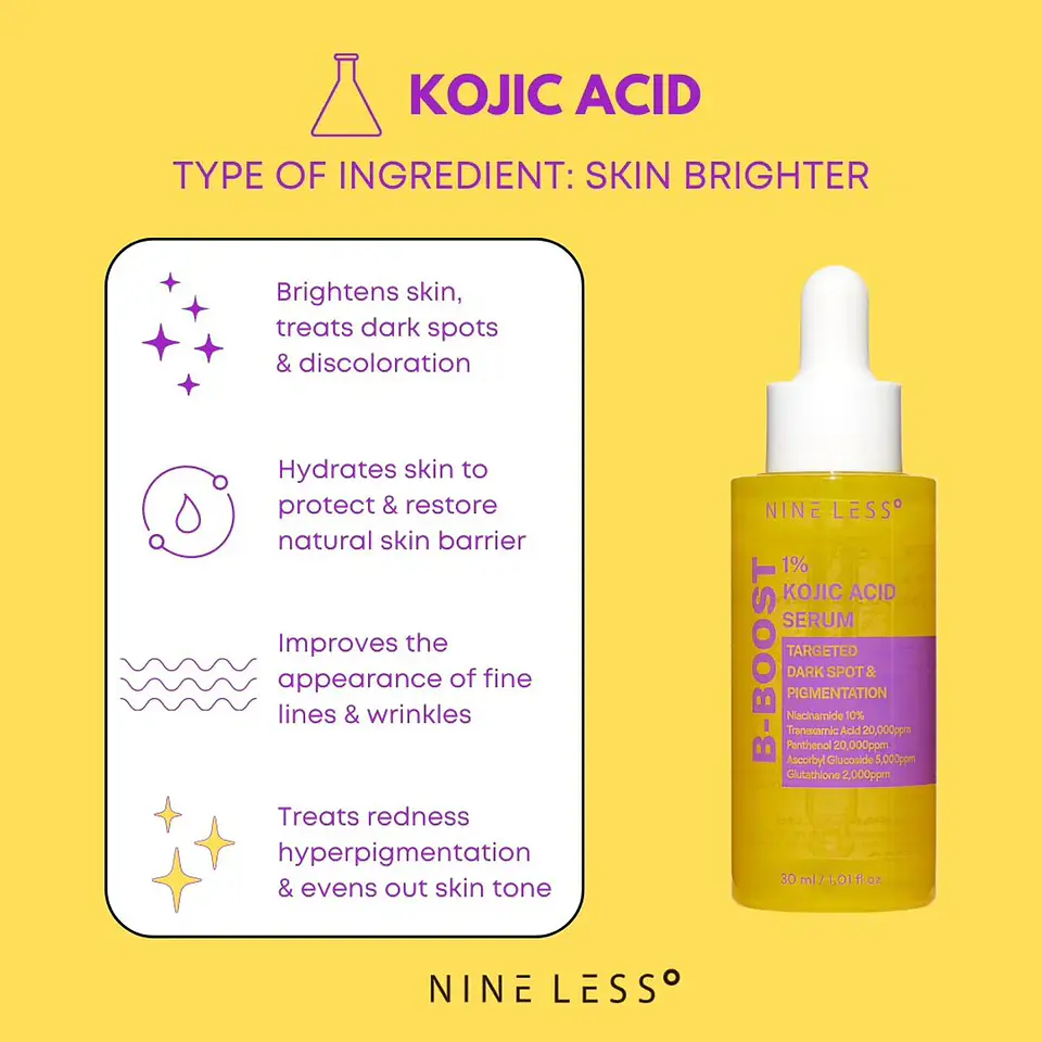Serum B-BOOST 1% Kojic Acid 30 ML – Despigmentante Intensivo 3