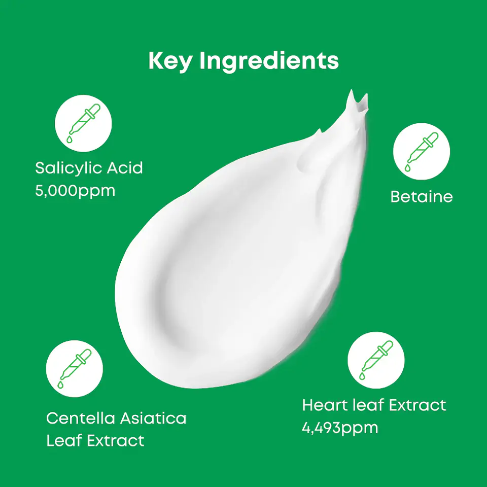 Limpiador Piel Acneica Heartleaf & BHA 120ml  3