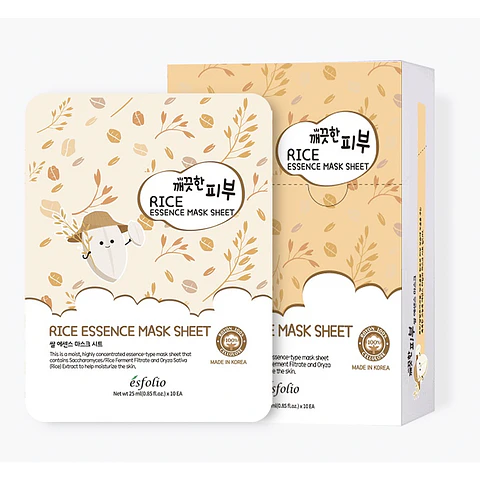 mascarilla facial de arroz