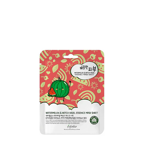 mascarilla facial watermelon y witch hazel