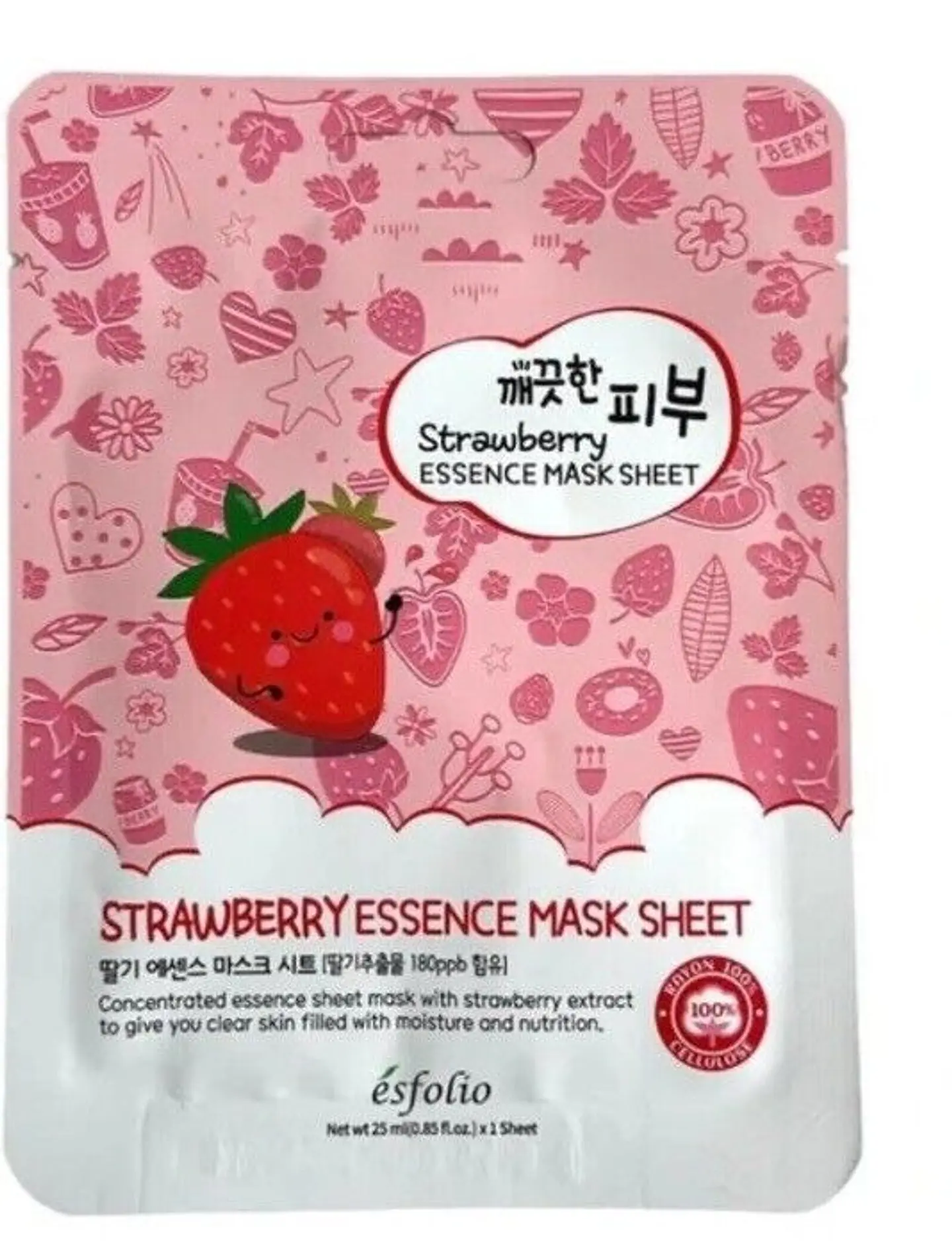 mascarilla facial strawberry 1