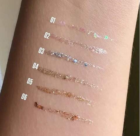 Delineador en glitter (colores)