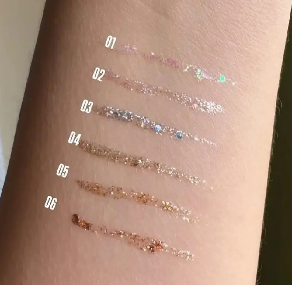 Delineador en glitter (colores) 2