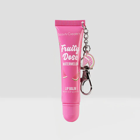 Fruity Dose - Bálsamo Labial Con Llavero "Sandia"