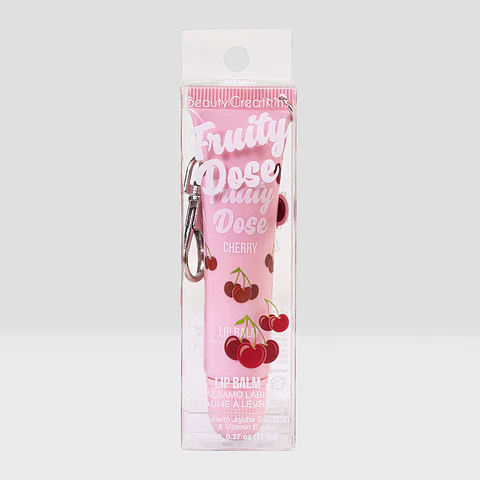 Fruity Dose - Bálsamo Labial Con Llavero "Cherry"