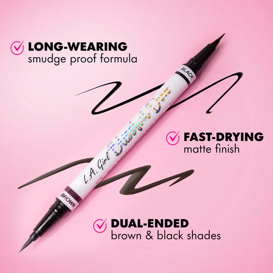 Delineador de ojos líquido Blissful Duo Brush 1
