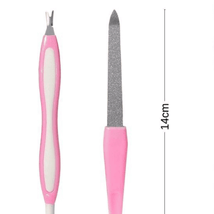 Lima metal + cutícula