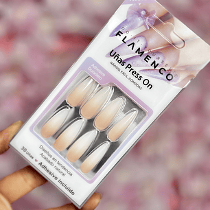 uñas press on “degrade”