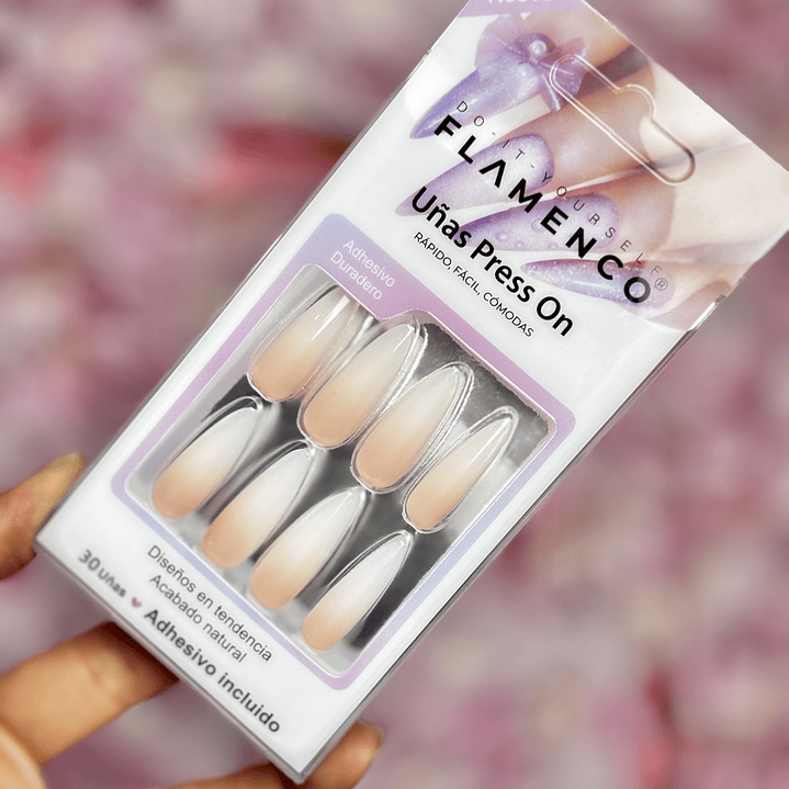 uñas press on “degrade” 2