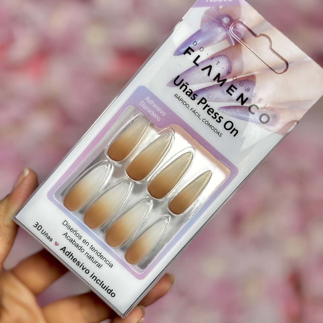 uñas press on “degrade” 2