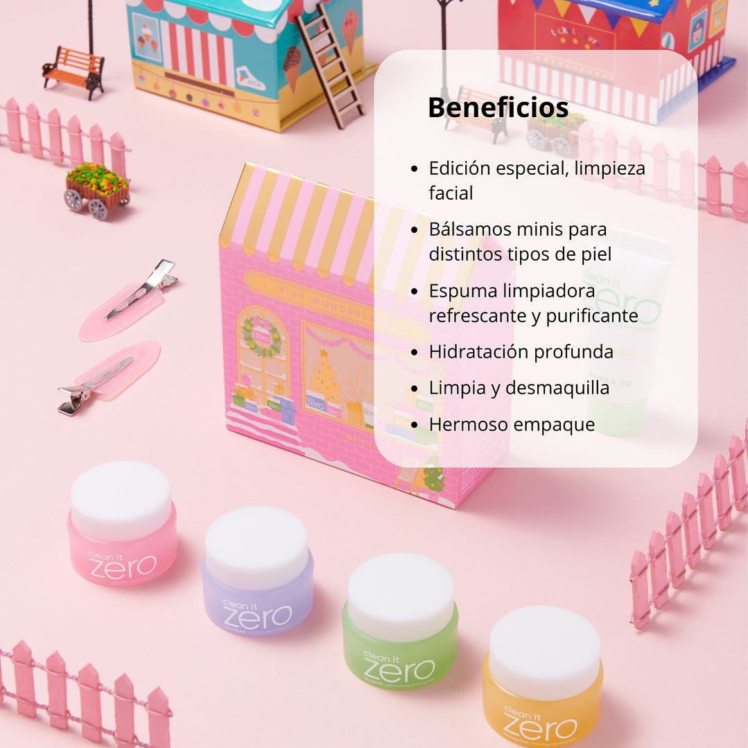 Set Skincare EDICION ESPECIAL “Clean It Zero Pink Wonderland Set” 3