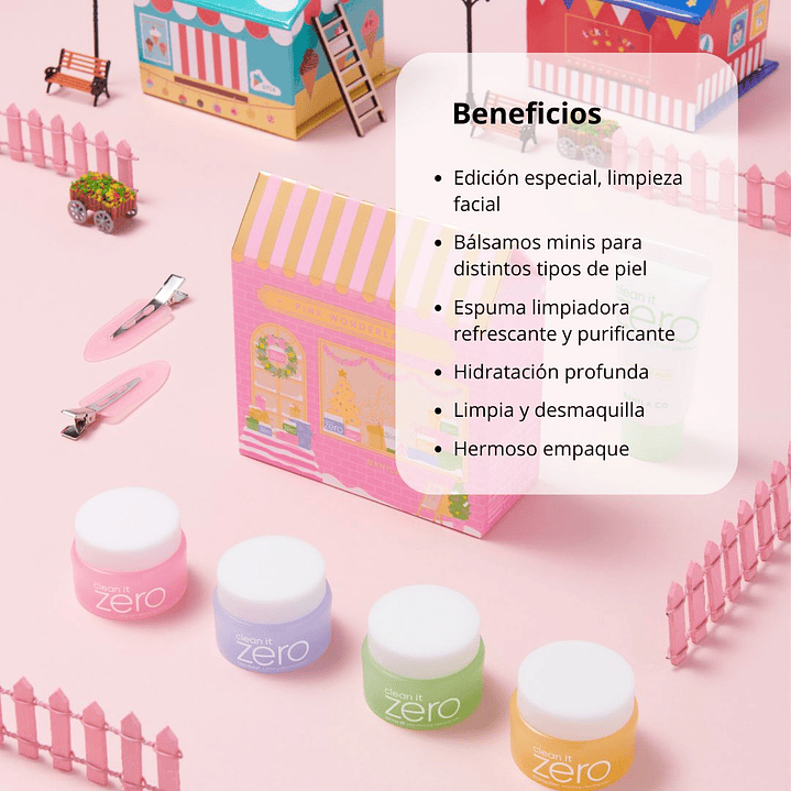 Set Skincare EDICION ESPECIAL “Clean It Zero Pink Wonderland Set” 3