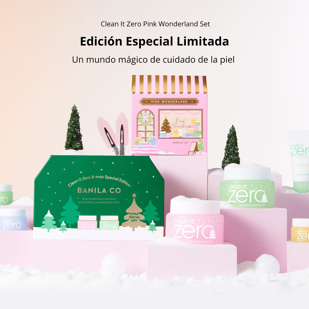 Set Skincare EDICION ESPECIAL “Clean It Zero Pink Wonderland Set” 4