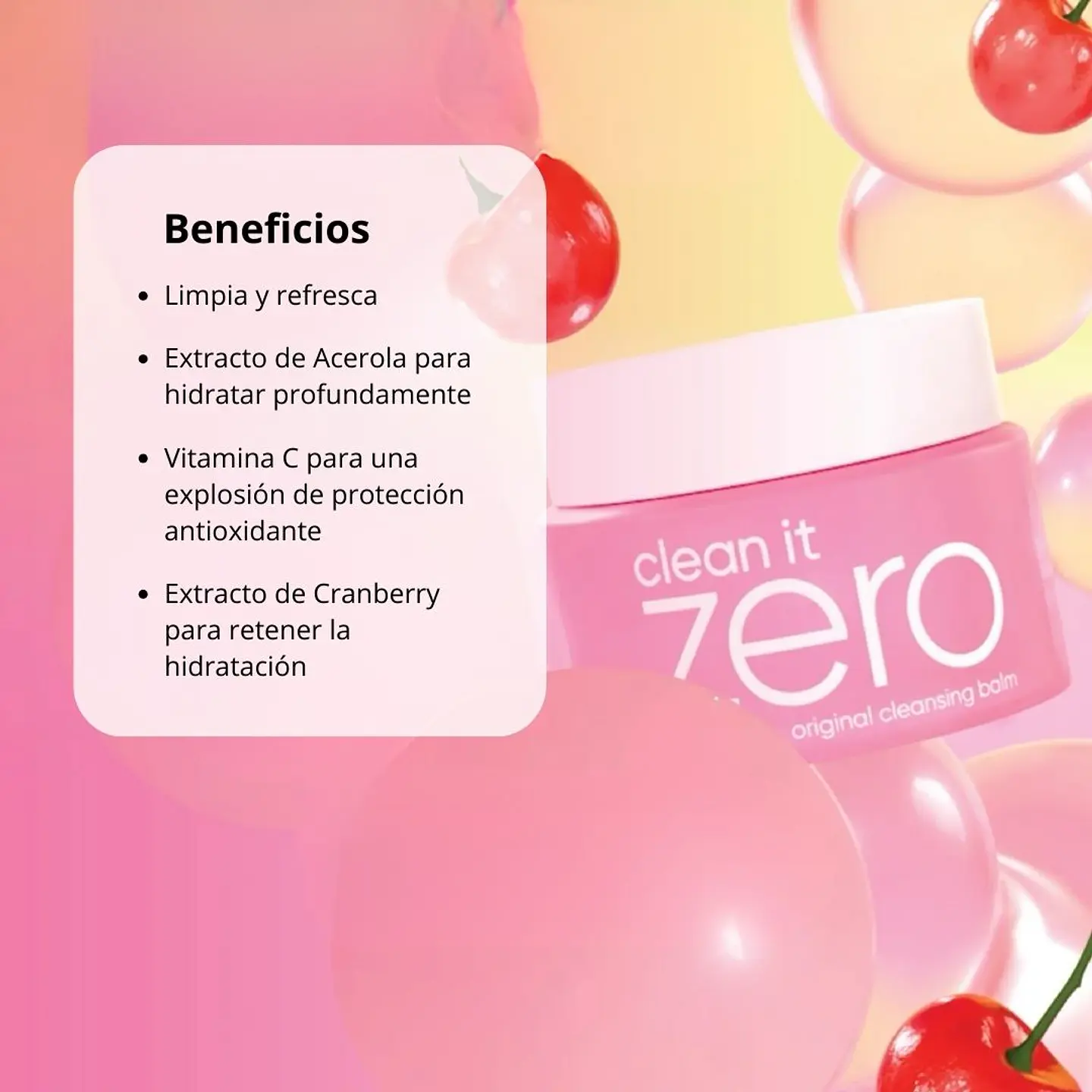  Bálsamo “Clean it Zero Original Cleansing Balm”  3