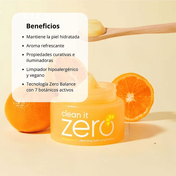 Bálsamo “Mandarin C Clean It Zero Cleansing Balm Brightening” 100ml 3