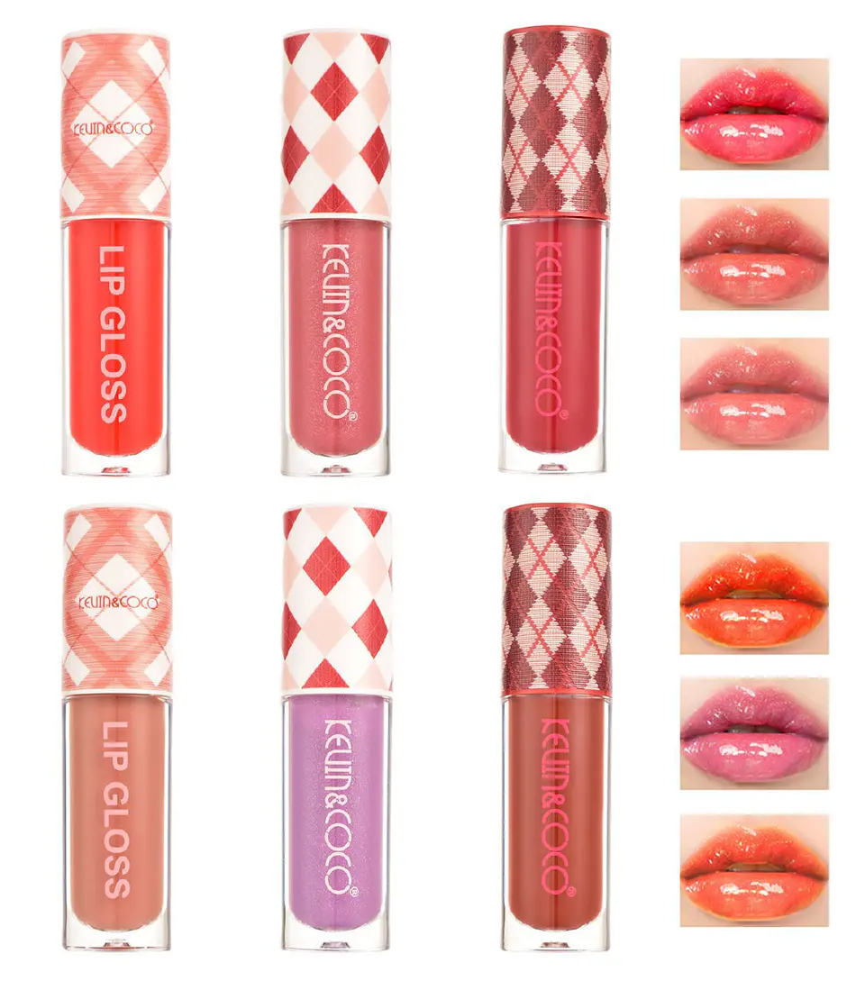 set 3 lip gloss “vintage pattern” 4
