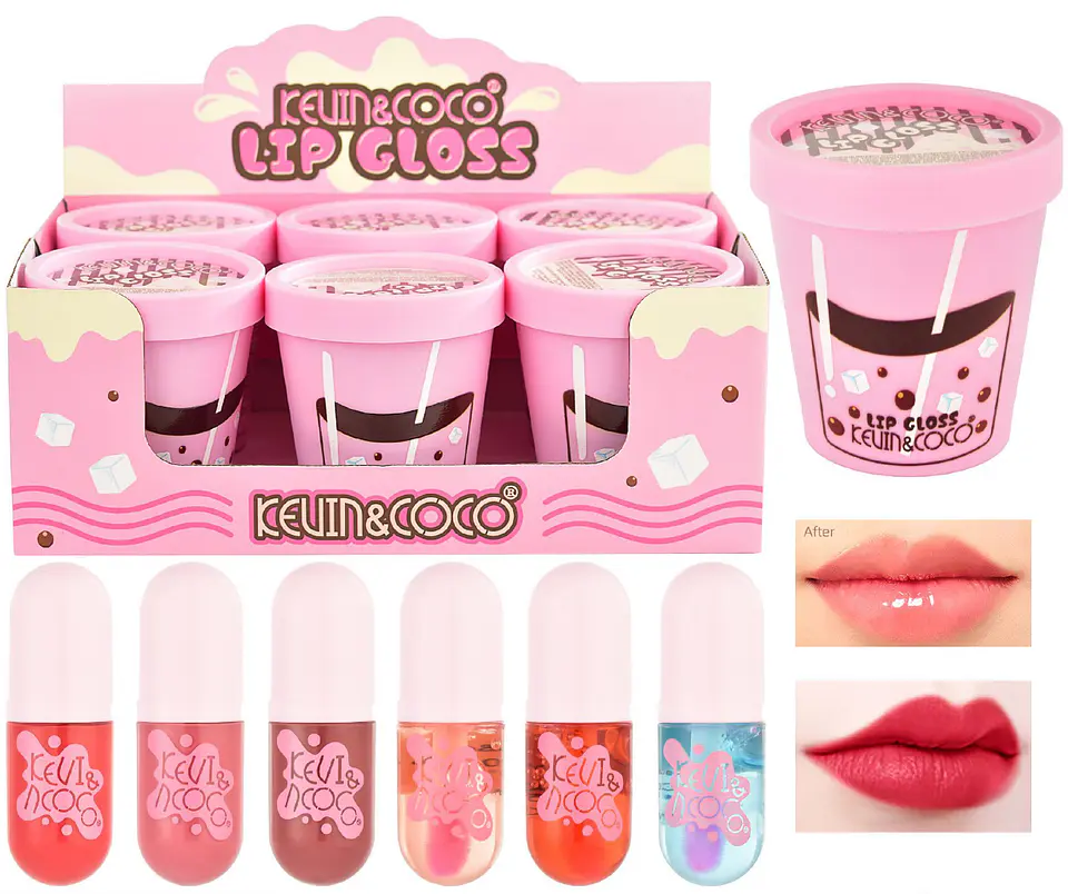 vasito 3 Lip gloss  + 3 matte 1
