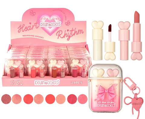 heart “lip matte + lip stick”