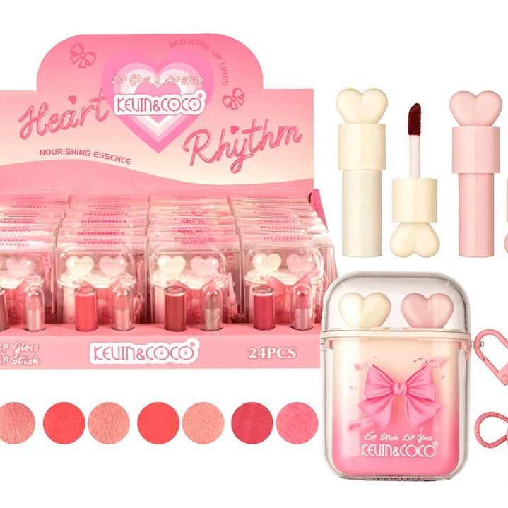 heart “lip matte + lip stick” 1