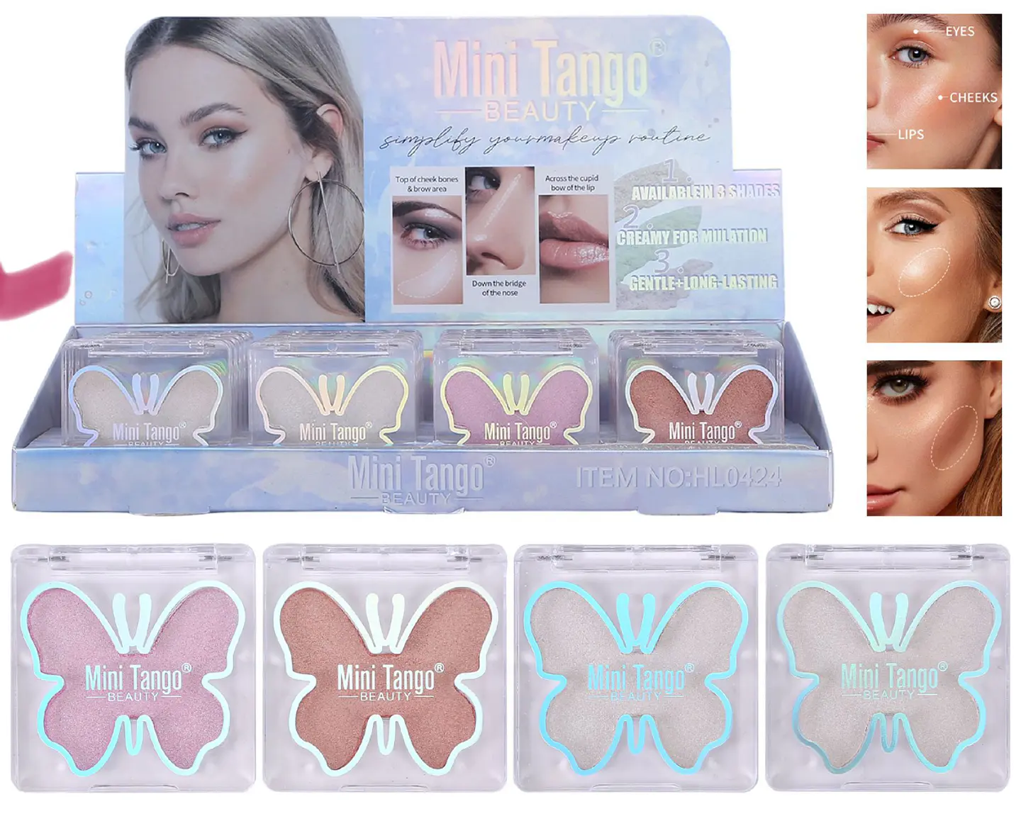 iluminador “mariposa” 1