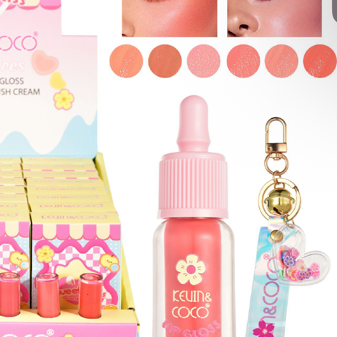 rubor líquido “sweet kiss” 1