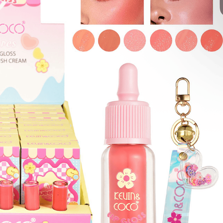 rubor líquido “sweet kiss” 1